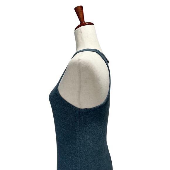 Allbirds Women's Sleeveless Maxi Dress Size Small "The Ribbed Dress" Blue (15) - Picture 9 of 12